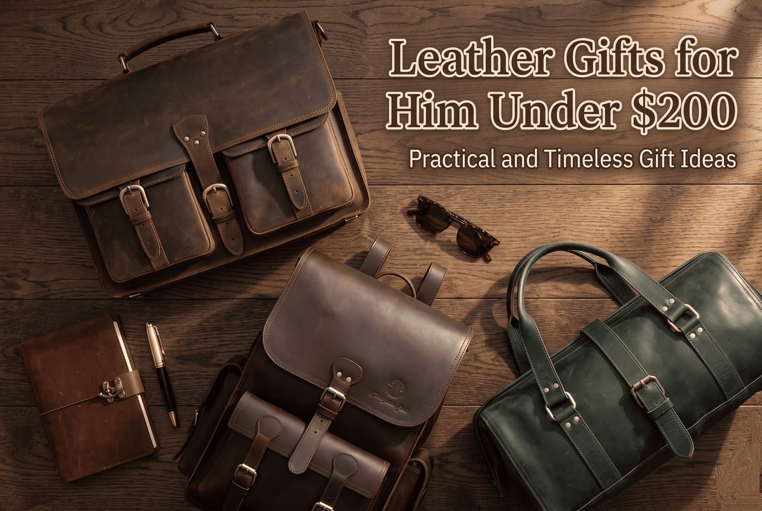 Leather Gifts for Him Under $200