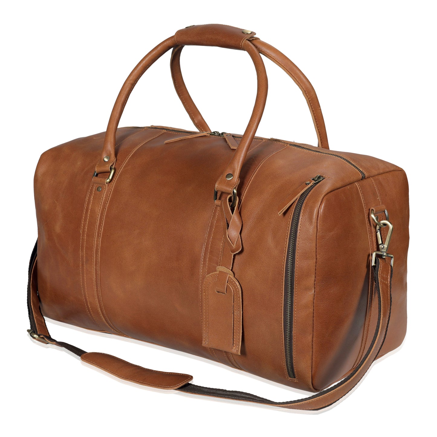 Vintara Buffalo Leather Travel Duffle Bag