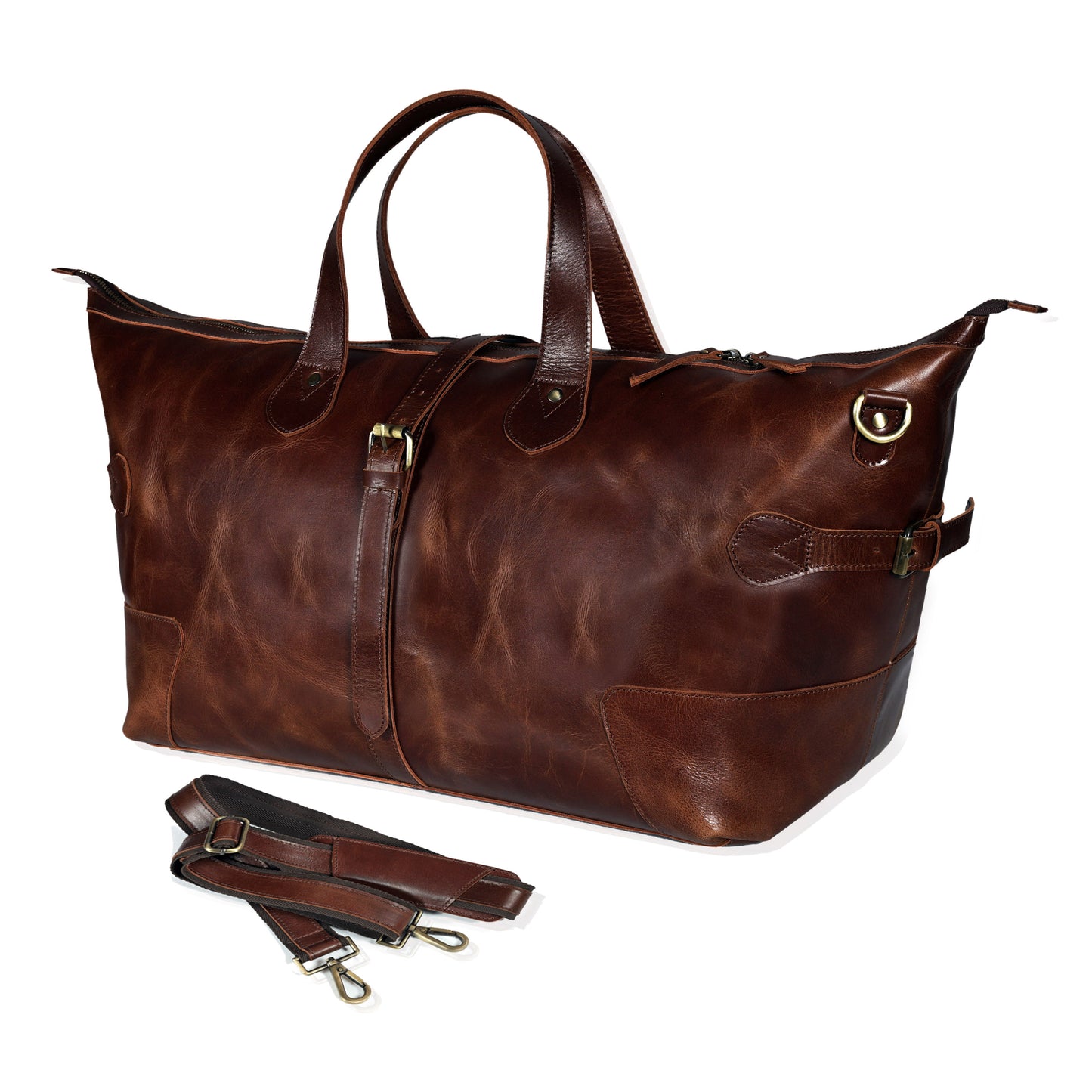 The Eurocraft Buffalo Leather Duffle bag