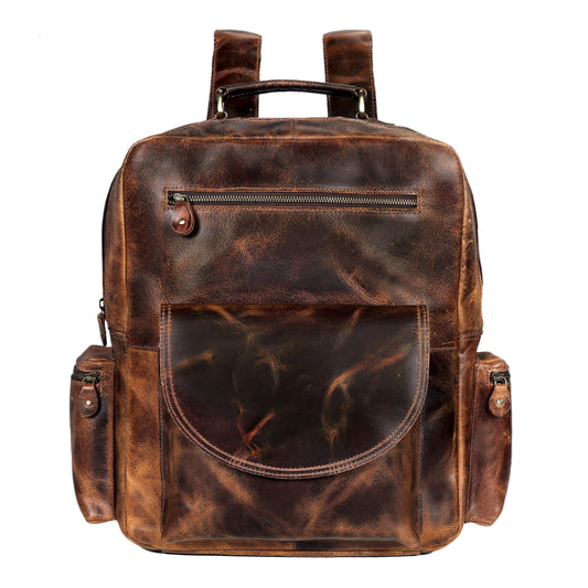 Full Grain Buffalo Leather Backpack