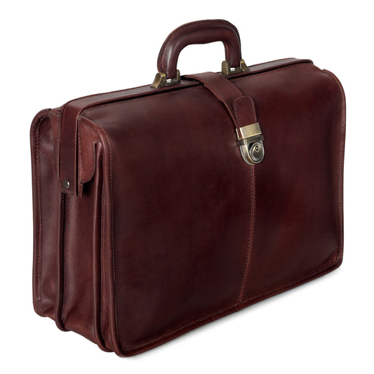 The Barrister Leather Briefcase