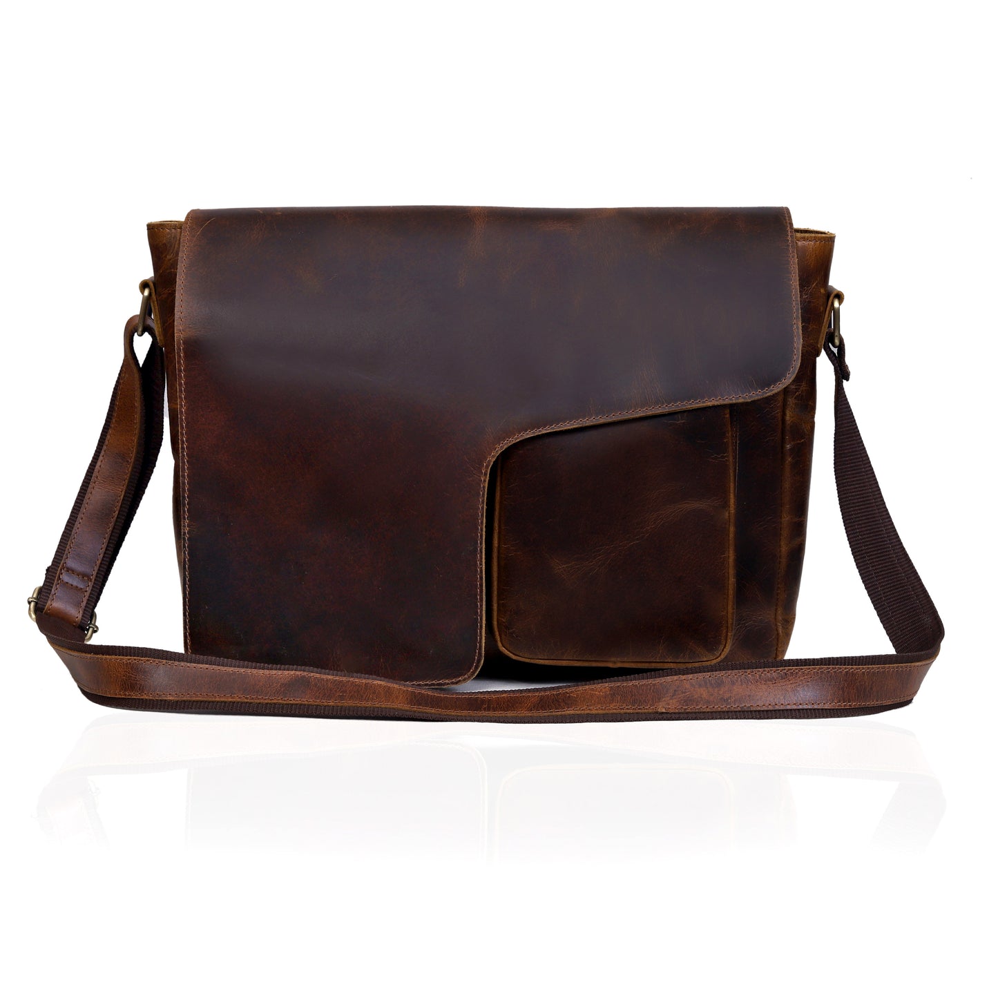 The Saturn Buffalo Leather Briefcase