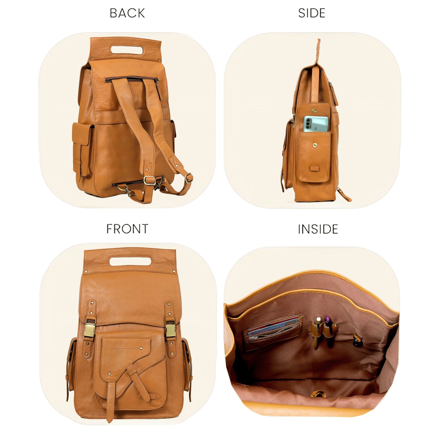 The Jazz Leather Backpack