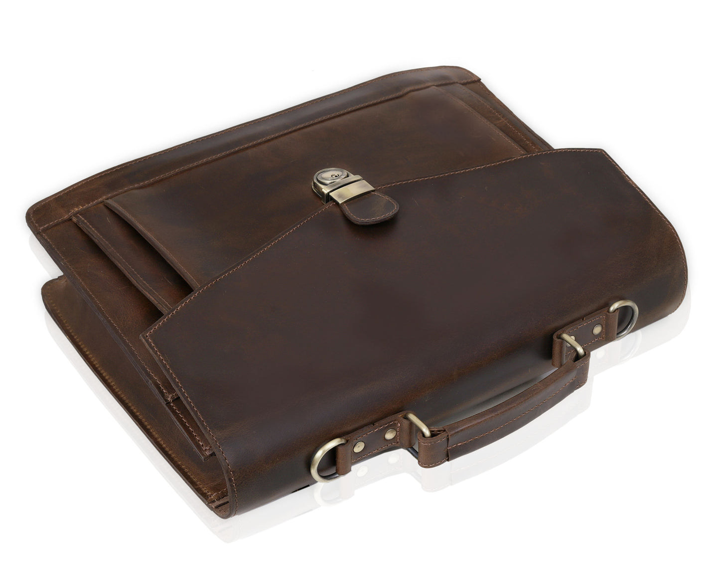 The Officer Leather laptop bag