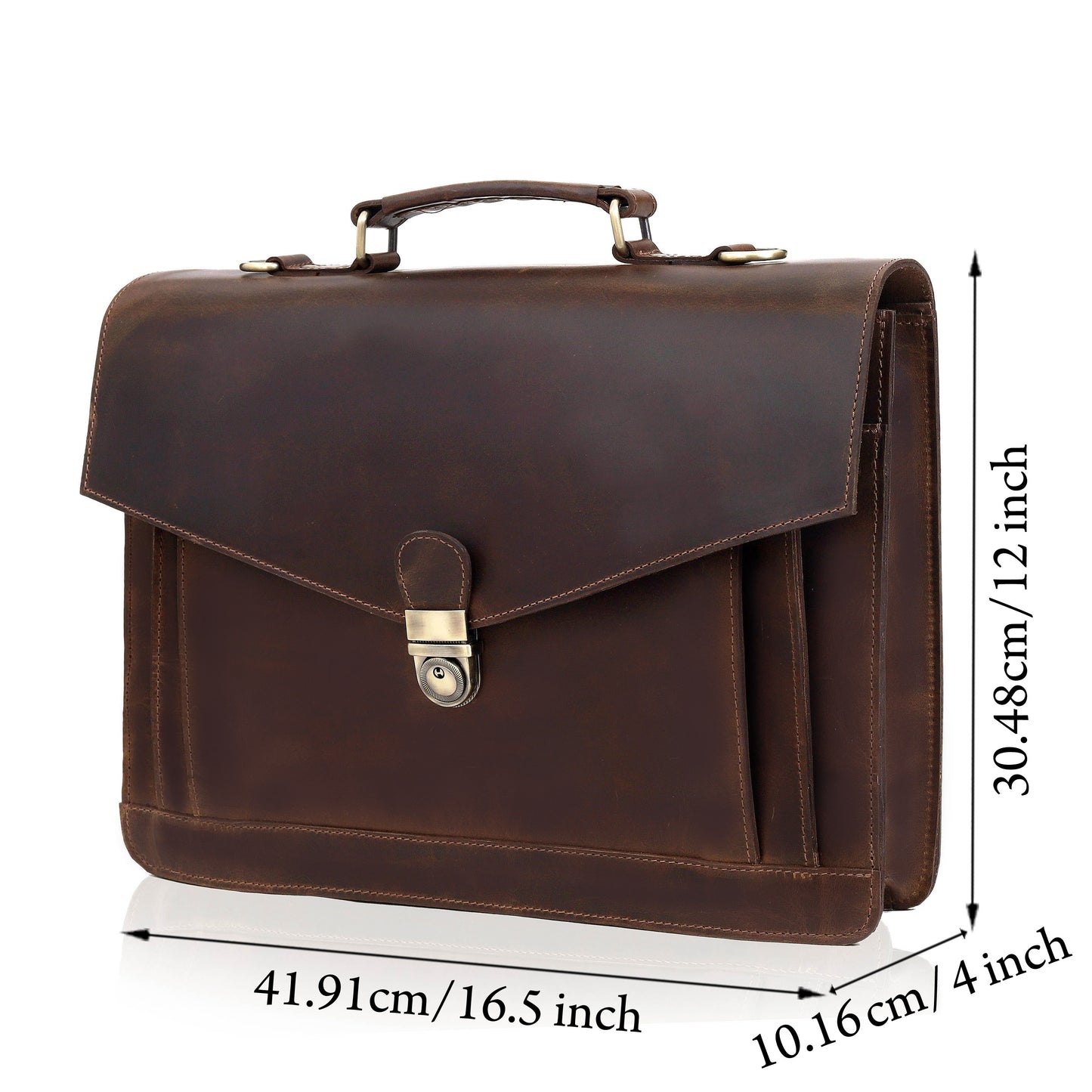 The Officer Leather laptop bag