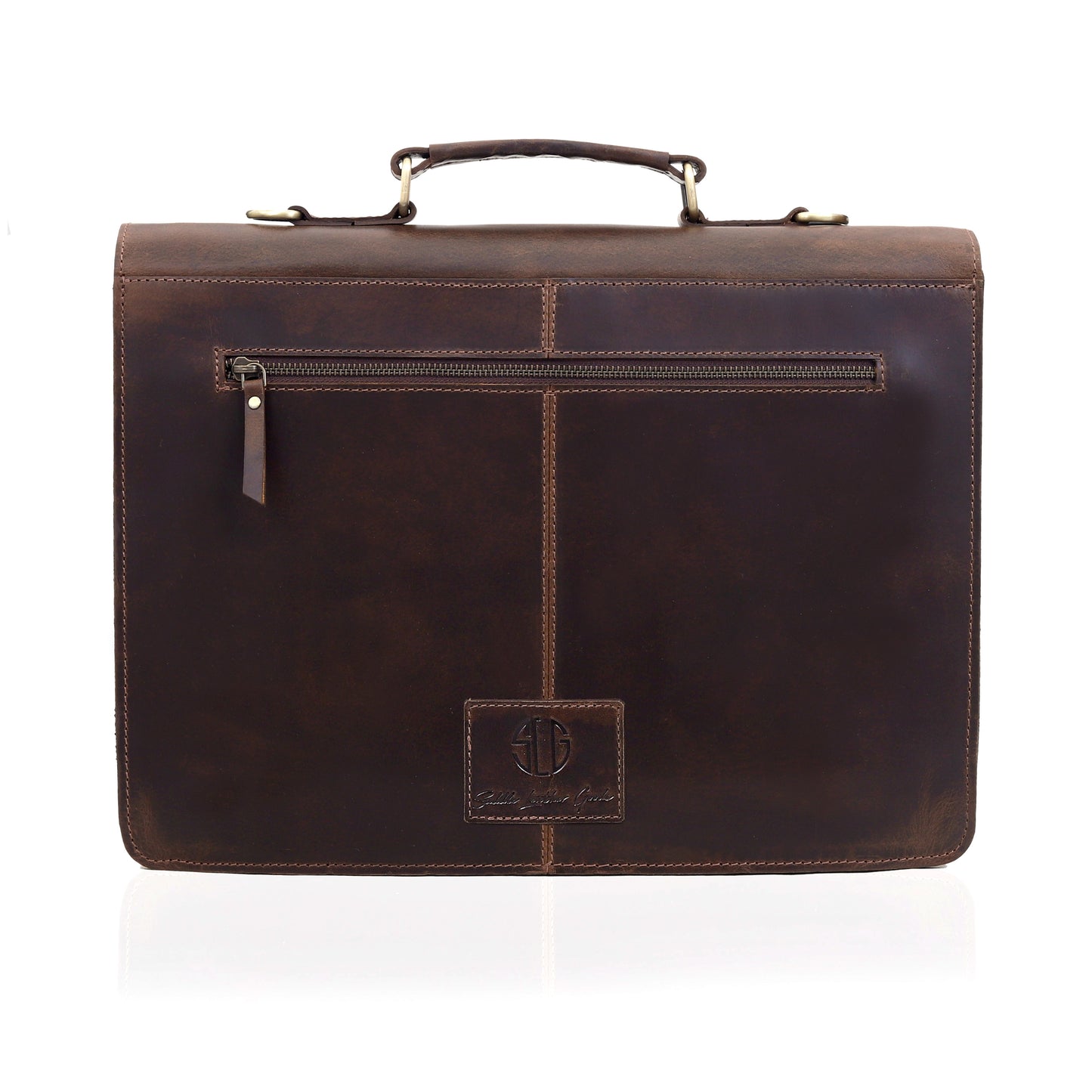 The Officer Leather laptop bag