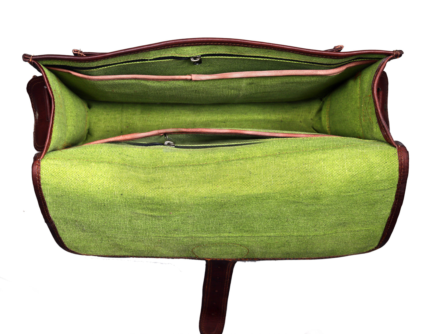 The Harvest Leather Messenger Bag