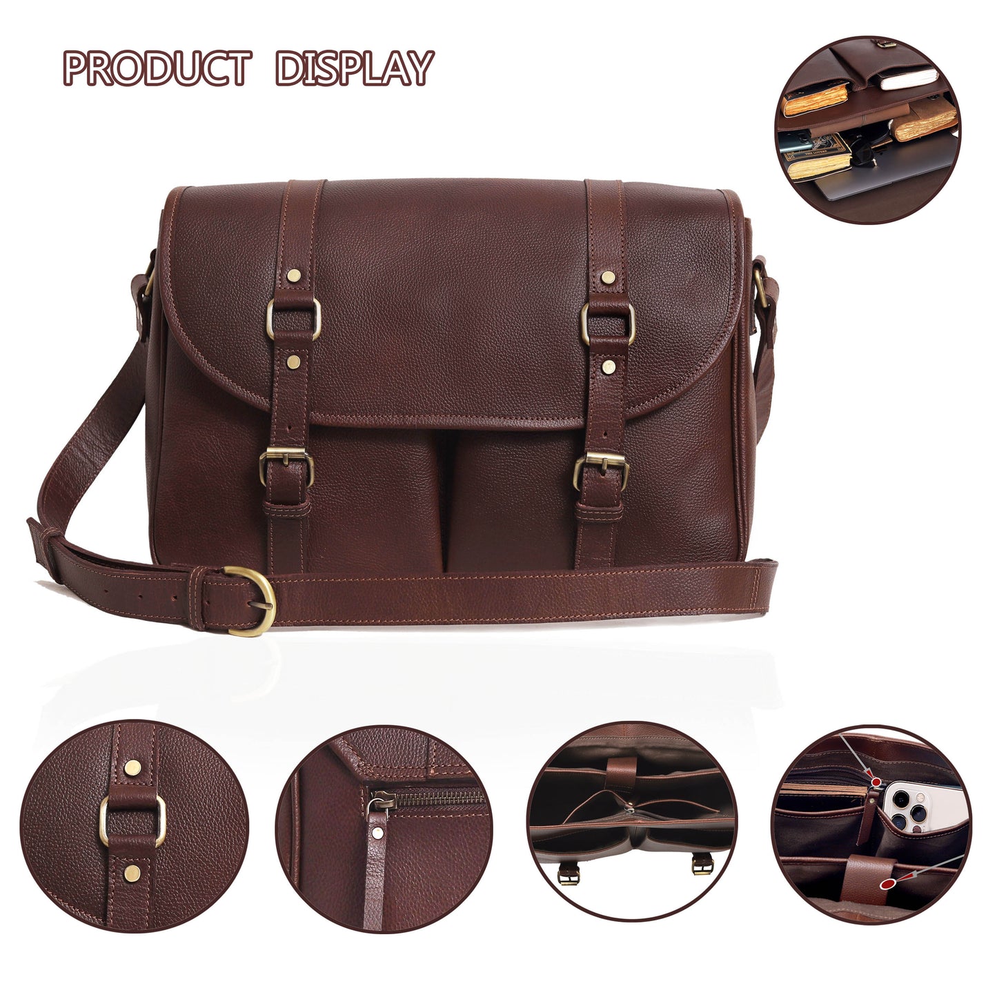 The Buffalo range leather bag