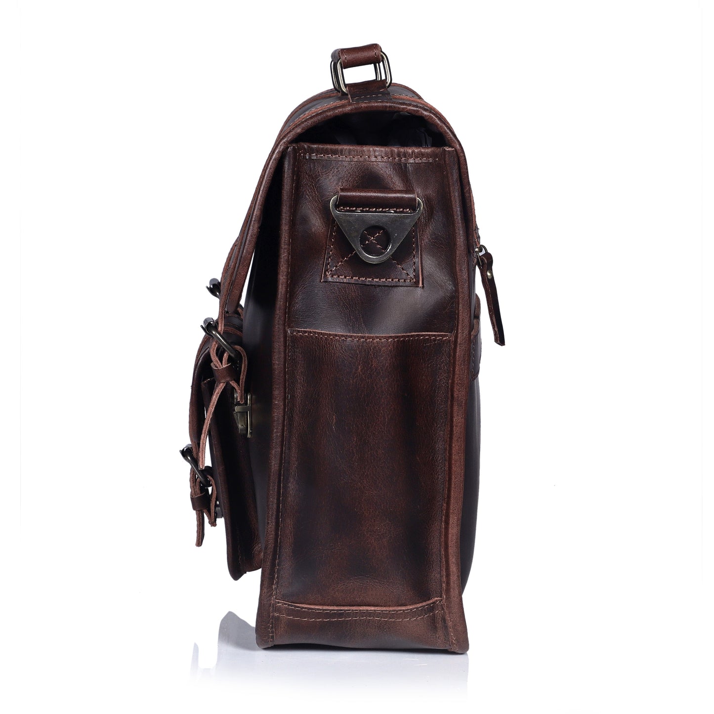 The Moya Leather Messenger Bag