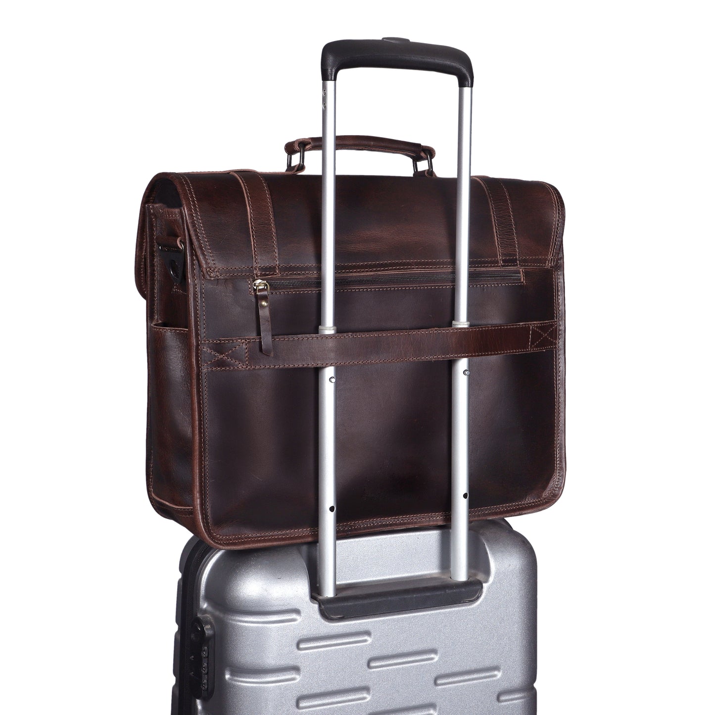 The Moya Leather Messenger Bag