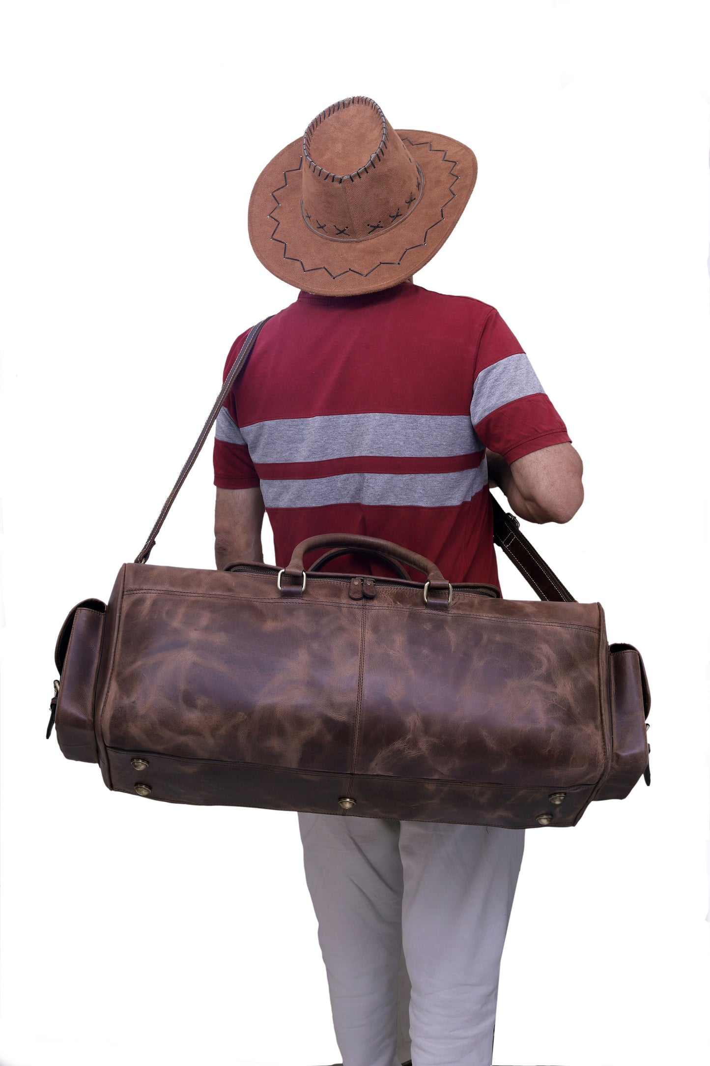 The Overnight Leather Duffle Bag