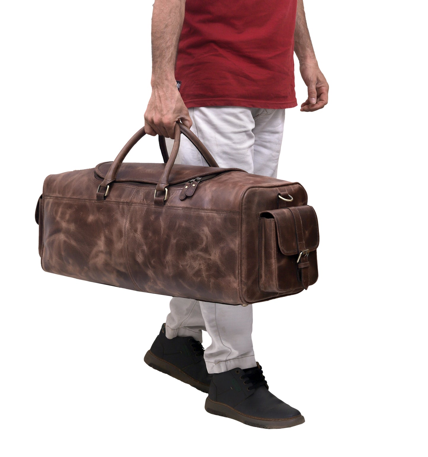 The Overnight Leather Duffle Bag