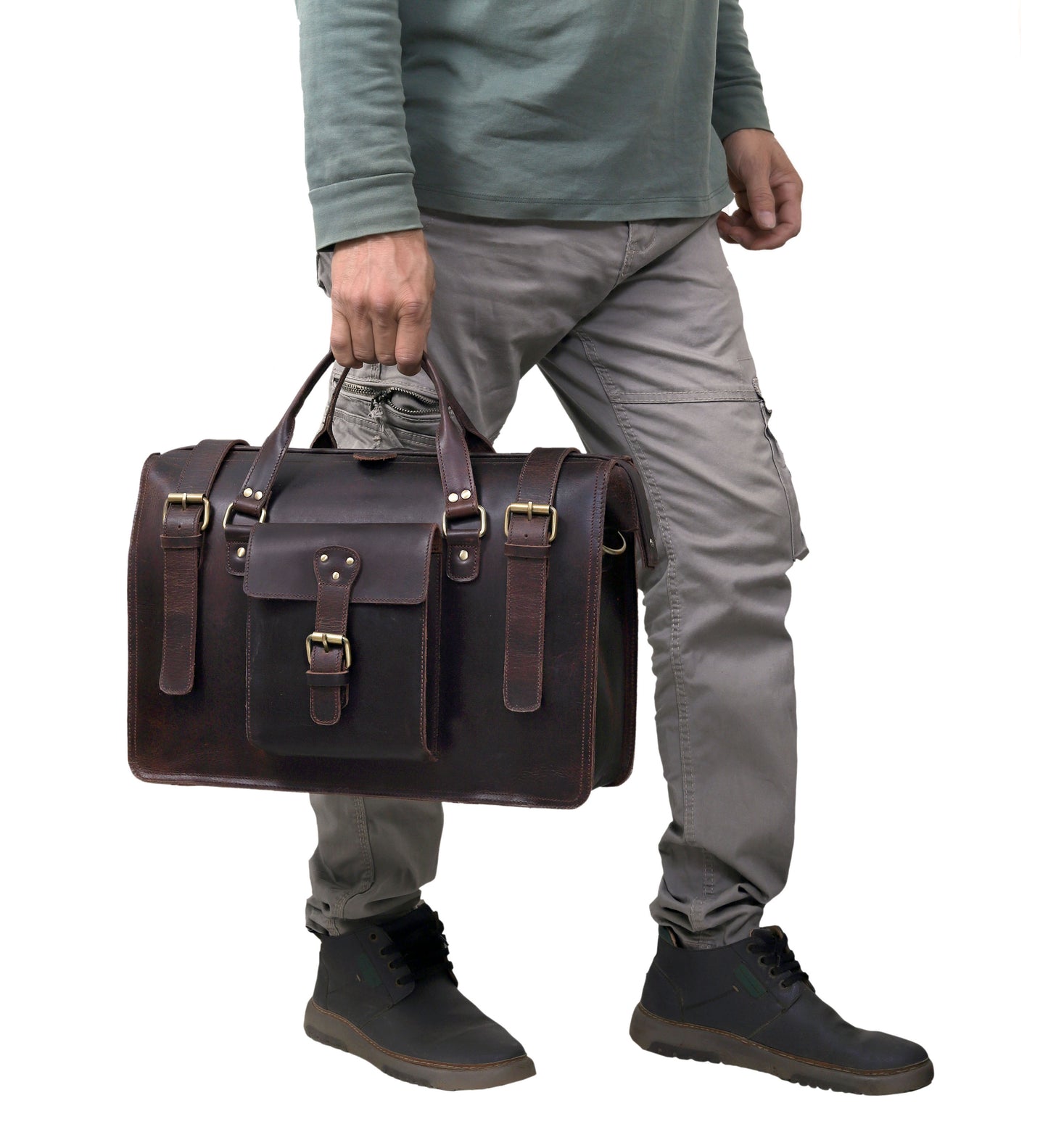 The Signature Leather Briefcase