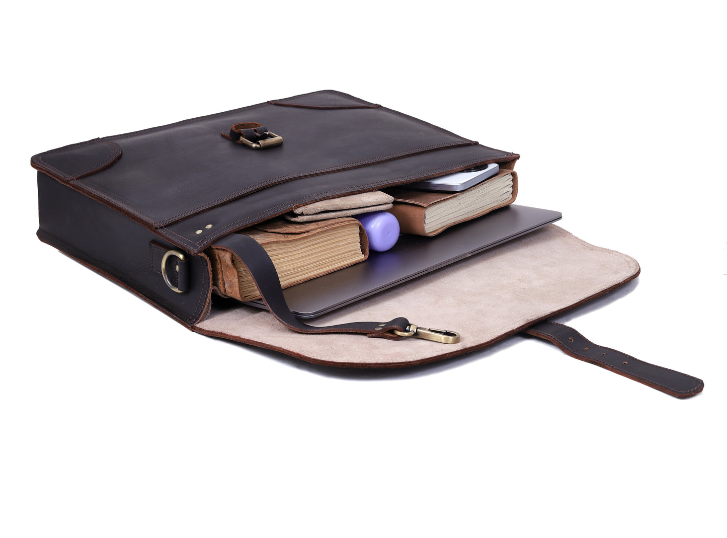 The Budget Leather Briefcase