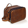 Leather Dopp Kit Toiletry Bag