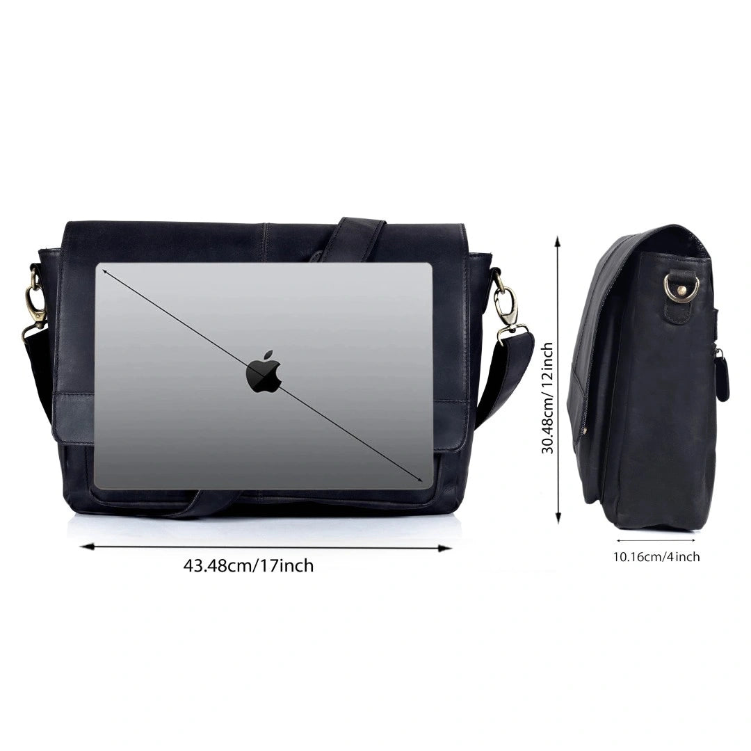 The Barbosas Leather Buffalo Briefcase