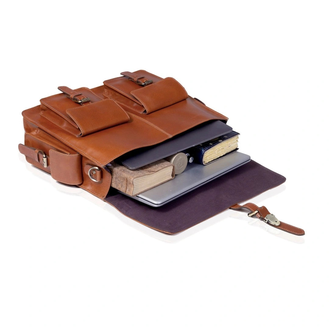The Creative Leather Messenger Bag