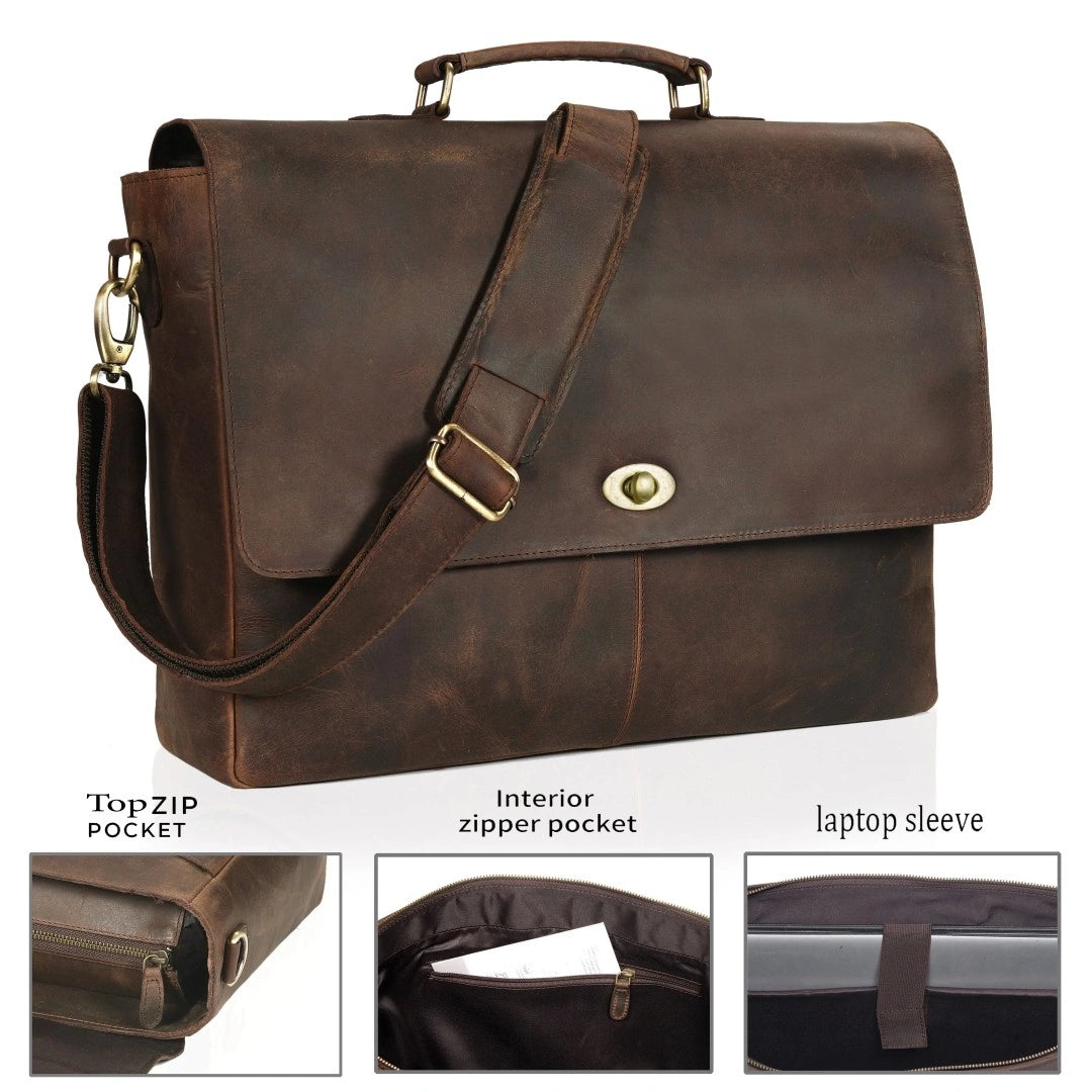 The Porter Leather Messenger bag
