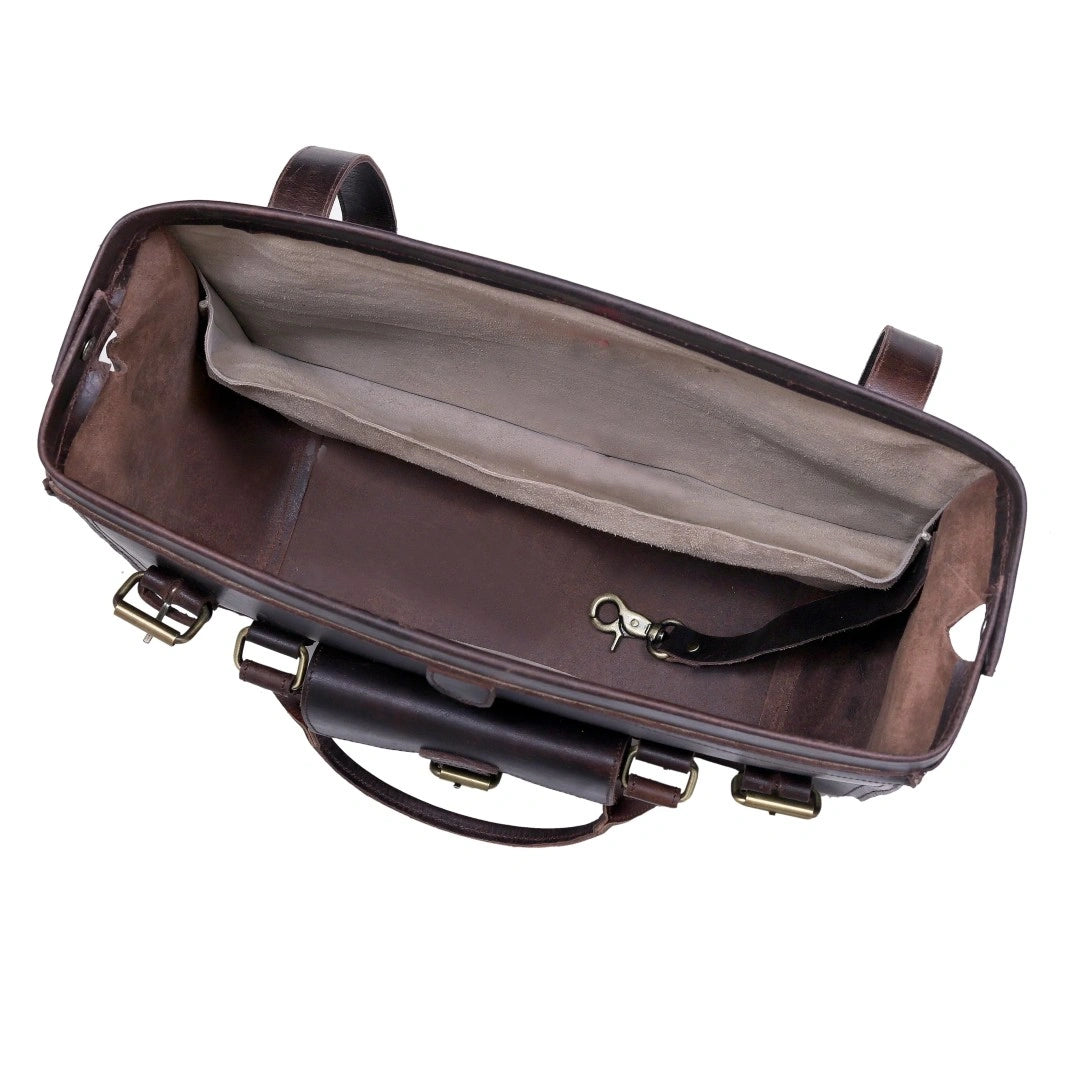 The Signature Leather Briefcase