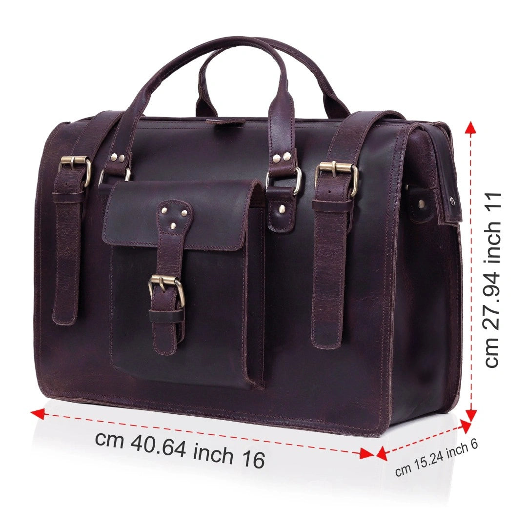 The Signature Leather Briefcase