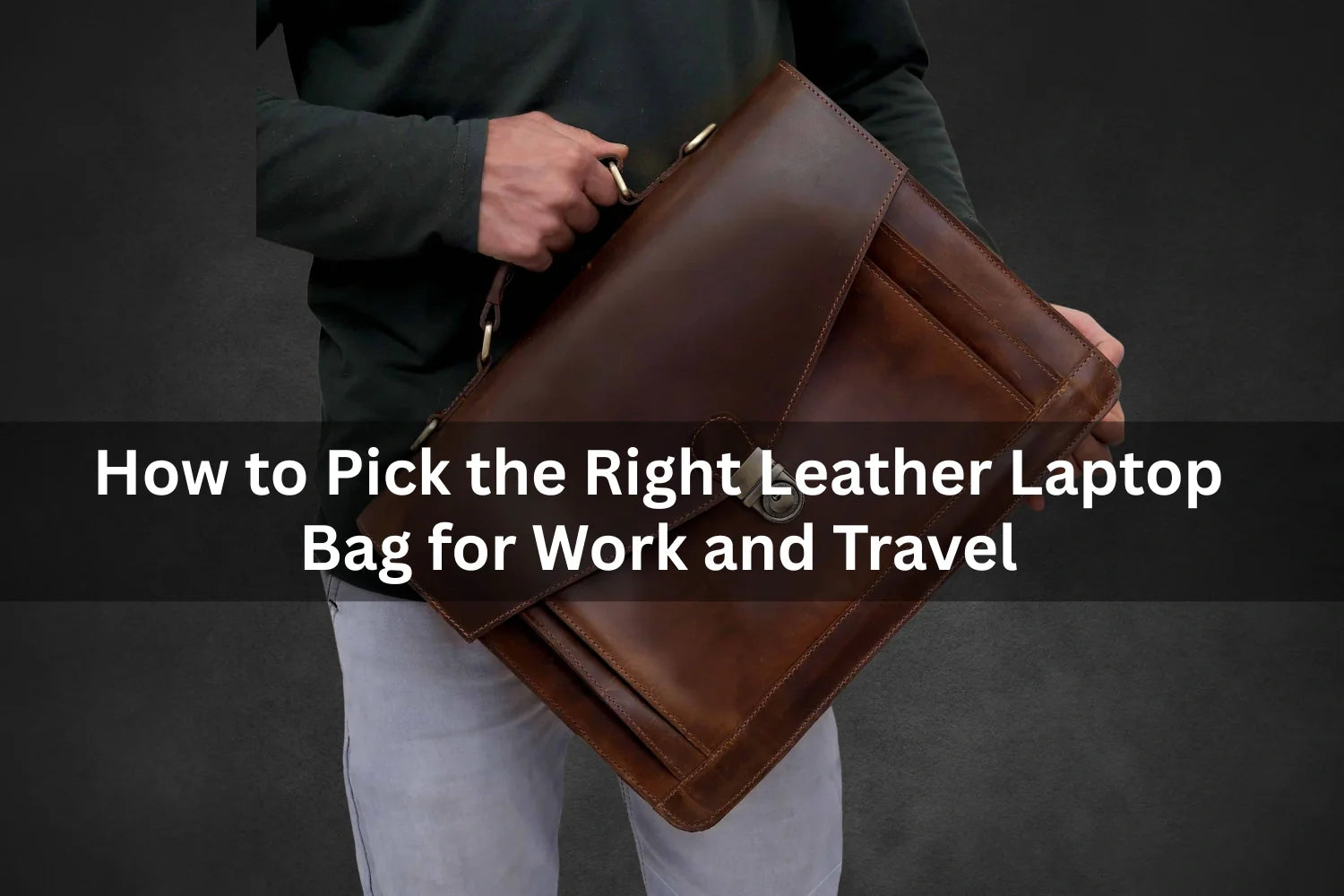 How to Pick the Right Leather Laptop Bag for Work and Travel