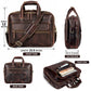 The Horizon Leather Briefcase