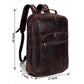 Vintage Leather Laptop Backpack