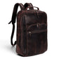 Vintage Leather Laptop Backpack