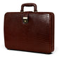 The Croc Leather Executive Laptop Briefcase