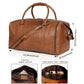 Vintara Buffalo Leather Travel Duffle Bag