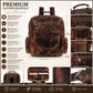 Full Grain Buffalo Leather Backpack