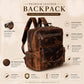 Full Grain Buffalo Leather Backpack