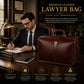 The Barrister Leather Briefcase