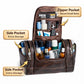 Full Grain Hunter Leather Toiletry Bag