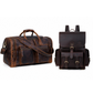 Buffalo Leather Duffle Bag & Backpack Combo