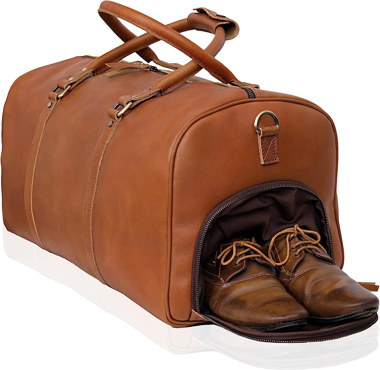 The Buffalo Leather Travel Duffle Bag