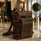 Retro Leather buffalo backpack