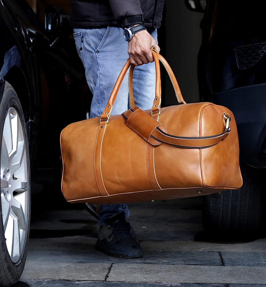 The Buffalo Leather Travel Duffle Bag