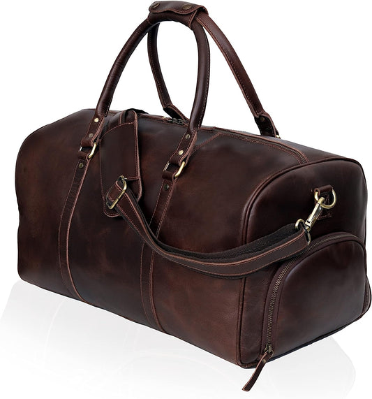 The Unesco Leather Duffle Bag