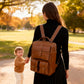 The Dominance Leather Backpack