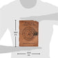 Compass Embossed Buffalo Leather Journal