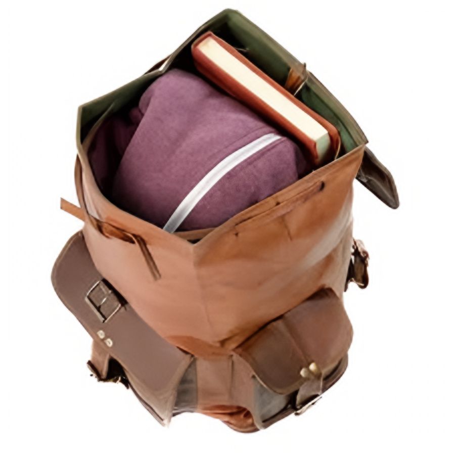 Jungle Leather backpack