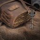 Antique Buffalo Leather Key Journal
