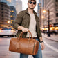 Vintara Buffalo Leather Travel Duffle Bag