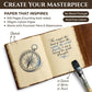 Antique Buffalo Leather Key Journal