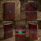 Sun and Tree Embossed Classic Refillable Leather Journal