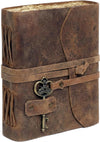 Antique Buffalo Leather Key Journal