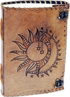 Sun and Moon Buffalo Leather Journal