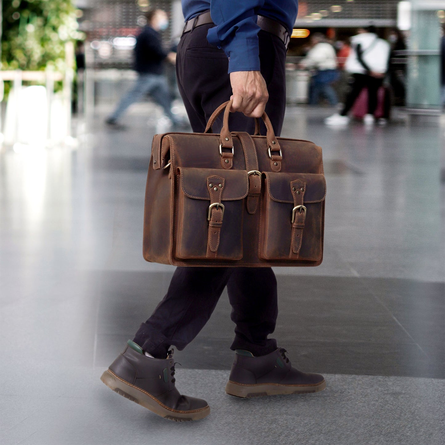 Full Grain Leather Briefcase