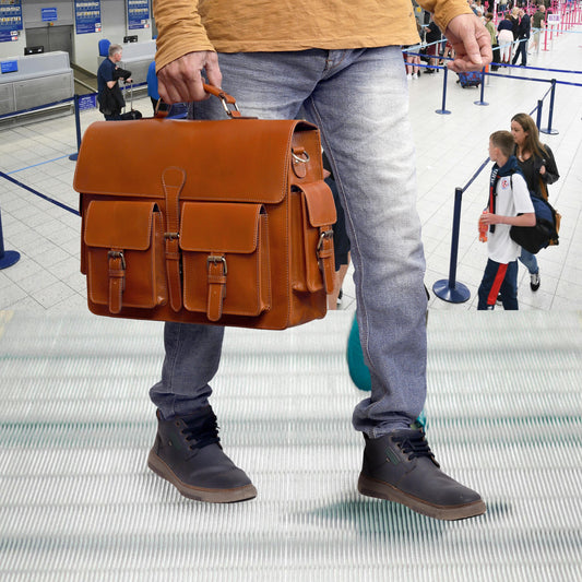 The Creative Leather briefcase